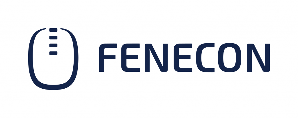 FENECON Logo mit Schutzraum Dark Blue CMYK